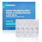 NanaCare Steril Nacl 0,9 Kochsalzlösung zum inhalieren 30 Ampullen á...
