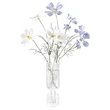 Künstliche Kunstblumen, 2 Stück Kosmos Pflanzen, Künstliche Blumen für...