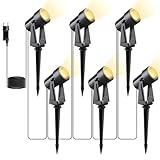 Svater LED Gartenbeleuchtung mit Strom,20M/6er Set Strahler Außen...