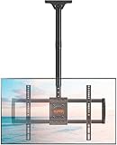 ELIVED TV Deckenhalterung für die meisten 37-75 Zoll Flach & Curved...