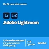 Adobe Lightroom inkl. Lightroom Classic 1 TB | Fotos bearbeiten,...