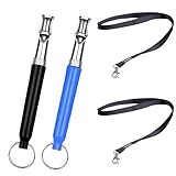 WANHUARO 2 StüCk Hundepfeife Rückruf, Hundepfeife Hochfrequenz Lautlos,...