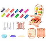 Jildouf Spielen Sie Clay Set | Dreischichtige Burger-Spielzeugmaschine -...