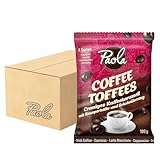 PAOLA 108 x 100g Schokoladenüberzogene Coffee Toffees Bonbons mit Füllung...