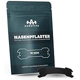 OH3 Nasenpflaster 30 Stück - Schwarz 66x19mm - Gegen Schnarchen & für...