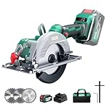 DCA Bürstenlose Akku-Handkreissäge 20V mit 4,0Ah Akku, 2-Gang...