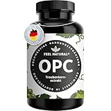 OPC Traubenkernextrakt – 240 Kapseln mit 1000mg OPC Extrakt – Höchster...