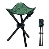 COVVY Outdoor-Stativhocker, tragbar, faltbar, klein, 3-beinig,...
