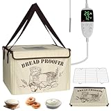 Brot Gärbox Sauerteig, Faltbare Gärbox mit Dreiseitige Oberflächen...