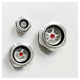BKGWCSOR 1pc M39x2 Aluminum Alloy Oil Sight Glass Window Indicator