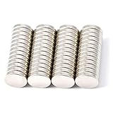 Magenesis 52 Stück Neodym Magnete 10x2mm Mini Magnete Extrem Stark ca. 2...