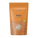 Dr. Wunder® KETO Landbrot BIO 400 g: Brot-Backmischung für den...