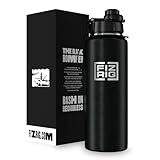 FIZRIG Edelstahl-Wasserflasche | Sport-Trinkflasche | doppelwandige...