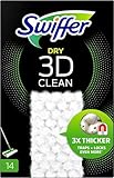 Swiffer Bodenwischer 3D Clean Nachfüllpackung, Trockene Bodentücher...