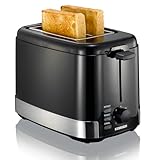 Melissa 16140148 Toaster - Für zwei Scheiben Toast - 7 Stufen -...