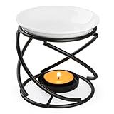 WD&CD Metal Ceramic Candle Aroma Burner Oil Burner Home Decoration Iron...