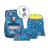 Step by Step Giant Schulranzen-Set „Mermaid Lola“, 5-teilig, blau,...
