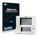 Savvies 6 Stück Schutzfolie für Nintendo New 3DS Displayschutz-Folie...