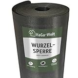 HaGa Wurzelsperre 60cm Breite - Robuste Rasenkante Bambus & Beeteinfassung...