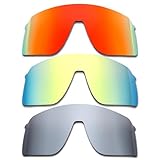 SOODASE Für Oakley Sutro Lite Sonnenbrille Rot/Gold/Silber Polarisiert...