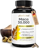 30.000mg pro Kapsel - 180 Maca Kapseln hochdosiert - 750mg Maca-Extrakt...