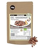Edelmond Geröstete Kakaobohnen FAIR TRADE & Cadmium Anlalysiert / 750 g...