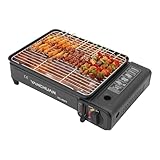 Tragbarer Tischgrill Gas, 2200W BBQ Barbecue Grill, Gasgrill Klein mit...