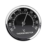 BIlinli Mini 58mm Auto Thermometer mechanische analoge Temperaturanzeige...