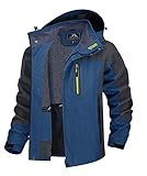 TACVASEN Softshelljacke Herren Wasserdicht Windjacke Leicht Regenjacke...