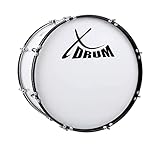 XDrum MBD-220 Marsch Bass Trommel, Fußball Pauke 20' x 12' (6,5 kg, 4...