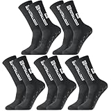 Apricitie 5 Paare Fußball Socken, 35-39 Fußballsocken Anti Rutsch Grip...