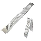 TRUTZHOLM 1 x Auffahrrampe klappbar 189cm Tragkraft 200 kg Stahl grau...