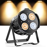 ZonQoonz 200W LED Par Scheinwerfer, COB Par Licht Kalt/Warmweiß...