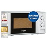 Exquisit Mikrowelle 20L, 1000 Watt Grill, 700 Watt, Einfache Bedienung,...