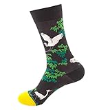 Damensocken Drucken Socken Geschenke Baumwolle Lange Lustige Socken für...