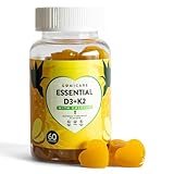 Gomicare - Gummibärchen D3 und K2 mit 250 mg Calcium - 1000 IE - für...