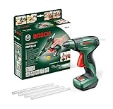 Bosch Akku Klebepistole PKP 3,6 LI (Micro-USB Ladegerät, 4 x Klebesticks...