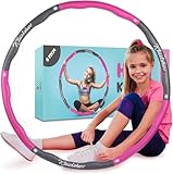 KLEINTOBER I Premium Hula Reifen für Kinder & schlanke Erwachsene I Set...