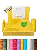 Wachsmann 20 Bienenwachsplatten aus Deutschland, gelb, Wachsplatten 20 x 15...