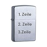 Zippo Feuerzeug mit Gravur, personalisierte Geschenke Männer, Hochzeitstag...