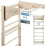 ArtSport Sprossenwand für Erwachsene - Indoor Klettergerüst aus Holz -...