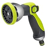 Milifox Gartenbrause Metall,Multi handbrause Garten,10 Einstellbare...