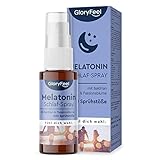 Melatonin Spray - Mit Baldrian, Lavendel + Melissen Extrakt, Vitamin B6 &...