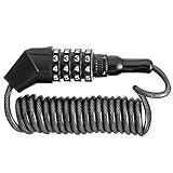 ROCKBROS Kabelschloss max. 150cm Helmschloss Fahrradschloss Bike Lock...