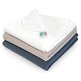 MAKIAN Moltontücher Stoffwindeln - 3er Pack, 80x80 cm - weiche Baby...