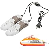 DAWRIS Schuhtrockner Elektrisch, Schuhwärmer, Stiefeltrockner, Mini...