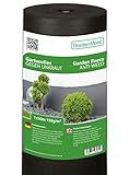 GardenMate 50m² Unkrautvlies Gartenvlies Rolle 1mx50m - 150g/m² Premium...