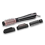 BaByliss Perfect Finish Warmluftbürste, 1000W Föhnbürste mit 3...