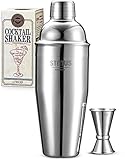 Cocktail Shaker, STNTUS 750ml Cocktailshaker, Bar Zubehör, Cocktail Mixer...