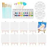 Générique Malset auf Leinwand – Miniatur-Set aus Acryl-Leinwand,...